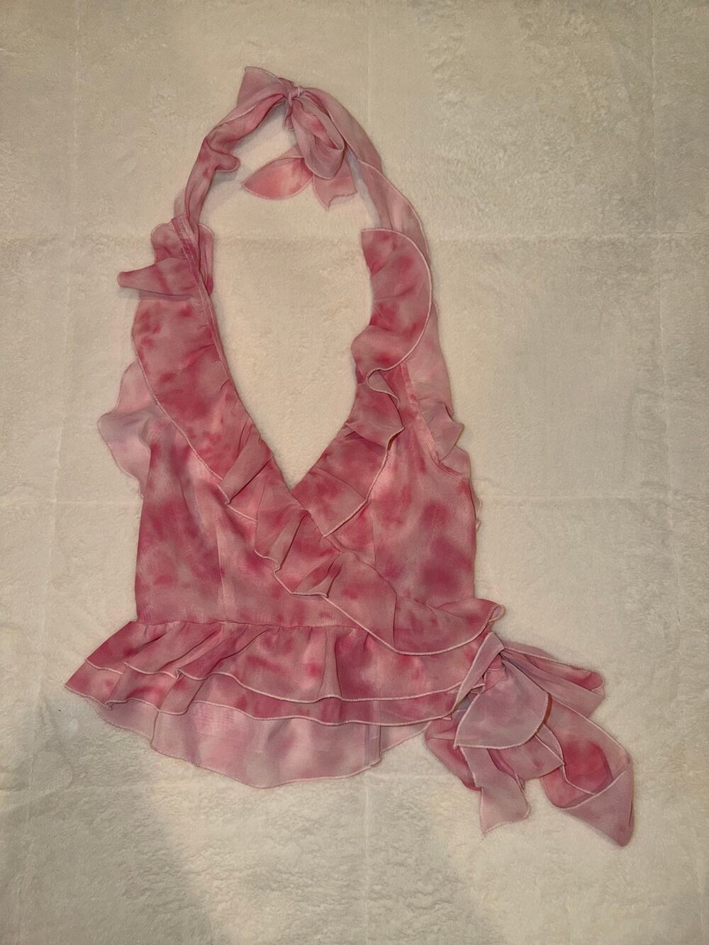 pink halter top
